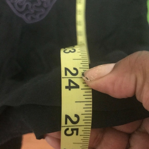 Polly Ellerman Tunic Womens Sz‎ 6 Black Purple Embroidered Vintage Hippie Boho - Picture 11 of 11